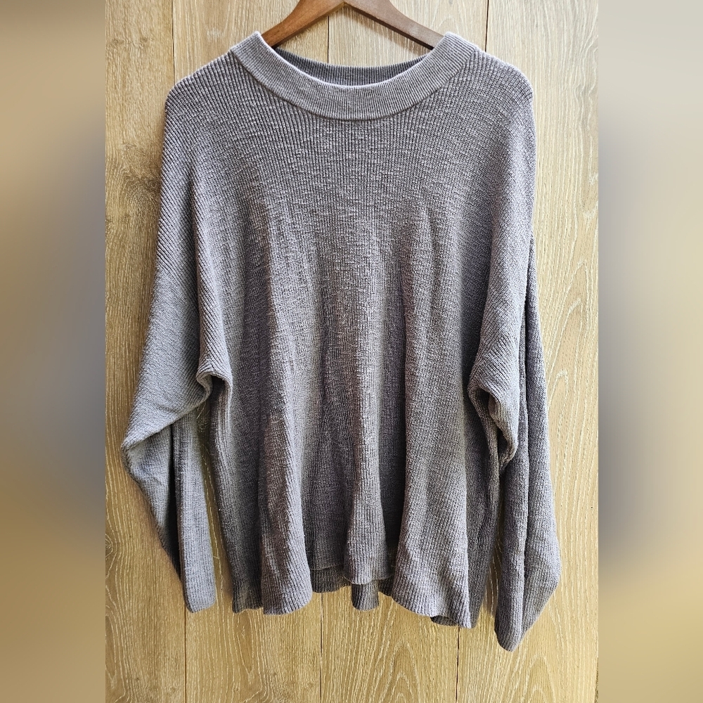 Anthropologie Free People Beach Oversized Baggy Knit Sweater Bohemian Chic
